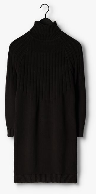 Zwarte SELECTED FEMME Midi jurk NIMA LS KNIT DRESS CAMP - large