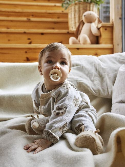 Beige LIL' ATELIER Broeken/jumpsuits NBMLAMOE KNIT PANT LIL Beige LIL' ATELIER Broeken/jumpsuits NBMLAMOE KNIT PANT LIL - large