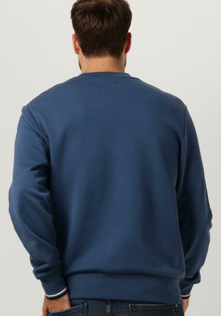 Blauwe FRED PERRY Trui CREW NECK SWEATSHIRT - large