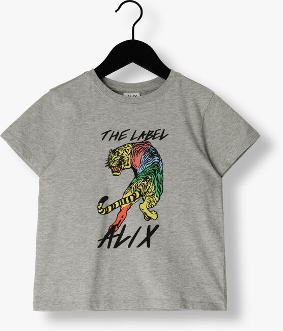 ALIX MINI T-shirt KNITTED TIGER T-SHIRT en gris - large