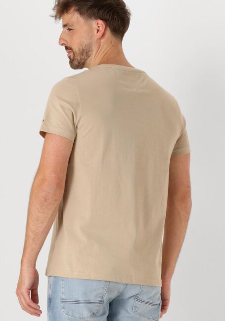 Khaki TOMMY HILFIGER T-shirt TOMMY LOGO TEE - large
