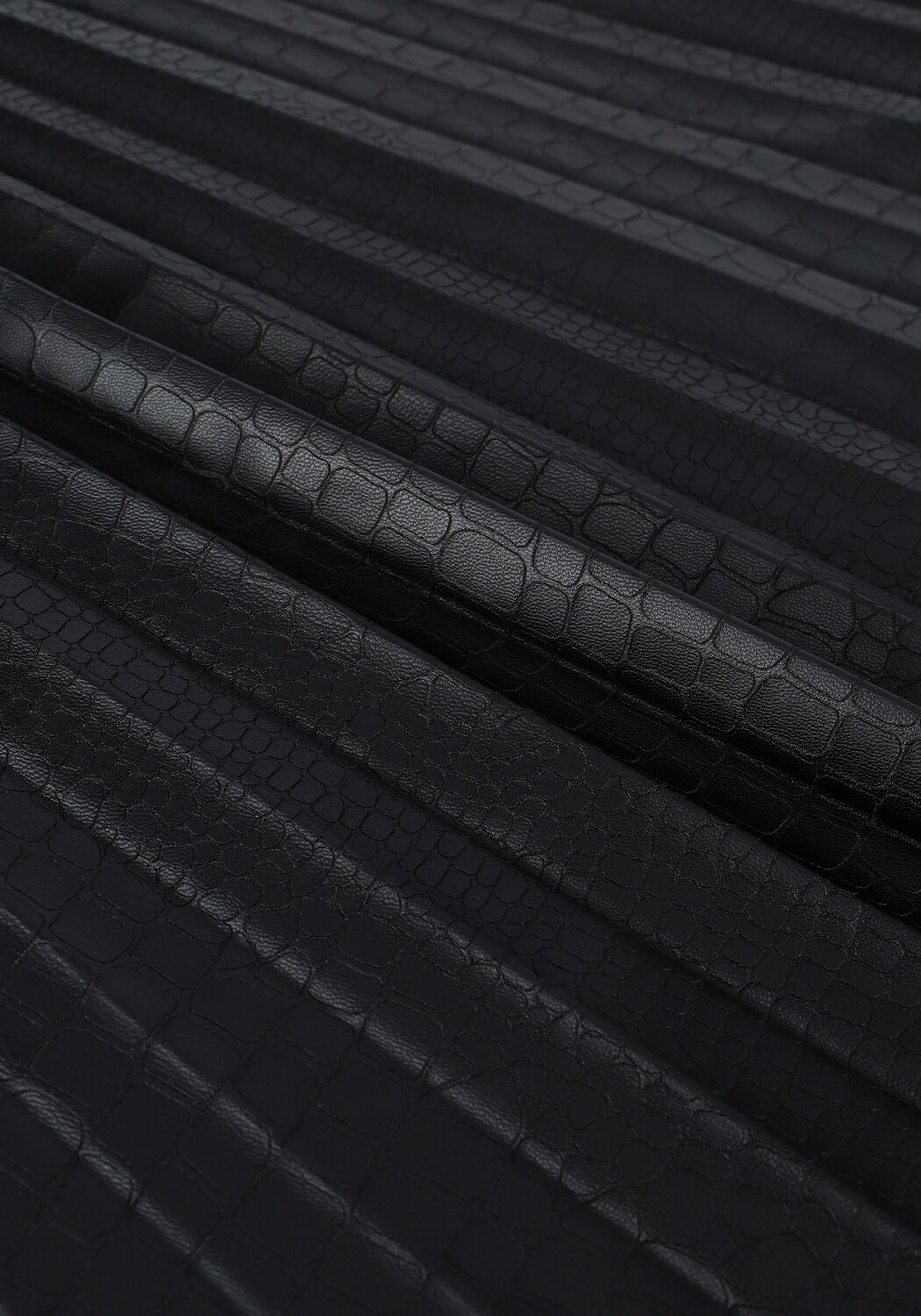 JANSEN AMSTERDAM Jupe midi SKIRT PLISSE en noir - large