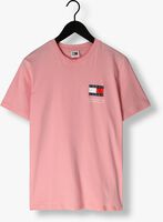 TOMMY JEANS T-shirt TJM SLIM ESSENTIAL FLAG TEE en rose