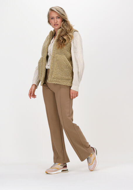 NA-KD Veste sans manches TEDDY VEST Kaki - large