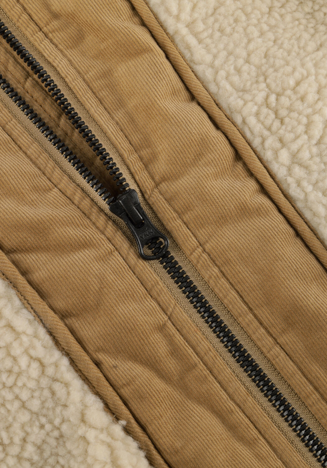 Beige LIL' ATELIER Jack NMMNALO BOMBER SHERPA JACKET - large