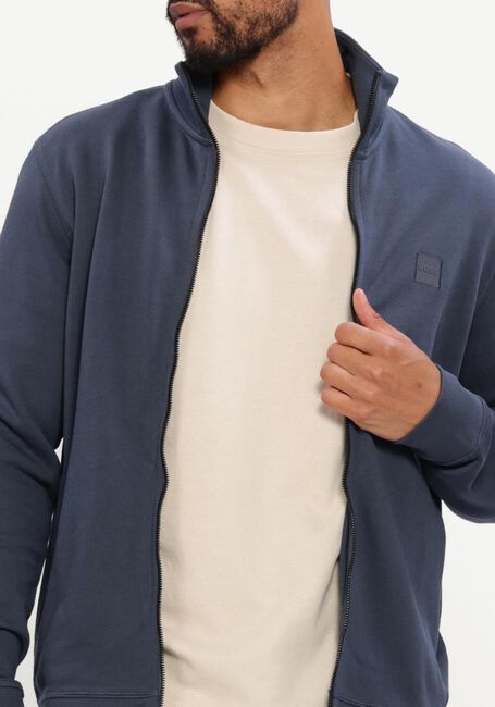 BOSS ORANGE Pull ZESTART Bleu fonc&eacute; - large