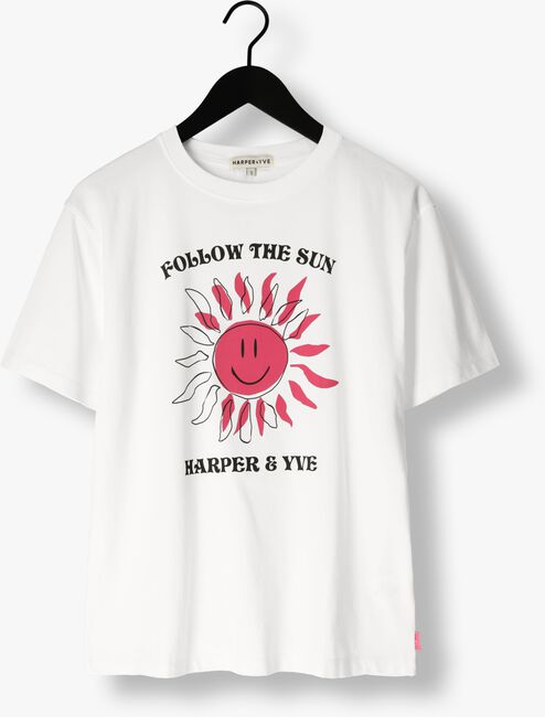 HARPER & YVE T-shirt SMILEY-SS Écru - large
