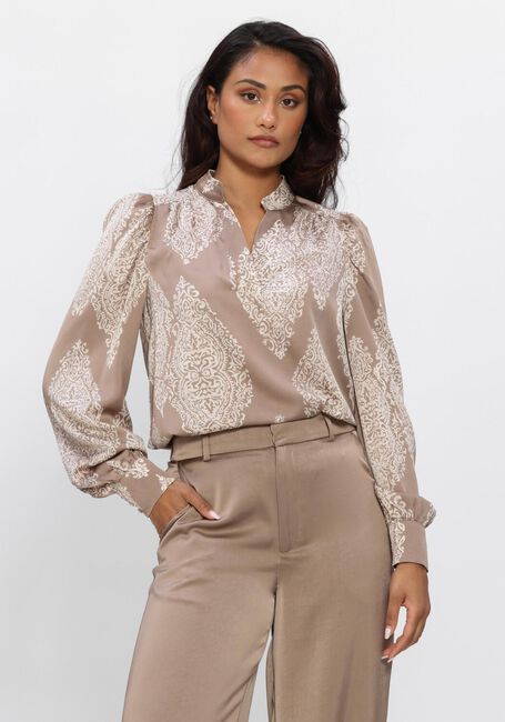 NEO NOIR ROSSLYN PAISLEY DROP BLOUSE Blouses en taupe - large