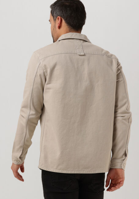 PUREWHITE Surchemise TWILL OVERSHIRT WITH ZIPPER AND POCKETS ON CHEST Sable - large