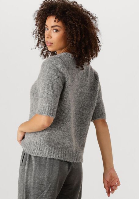 Grijze BY-BAR Trui LOVA BULKY PULLOVER - large