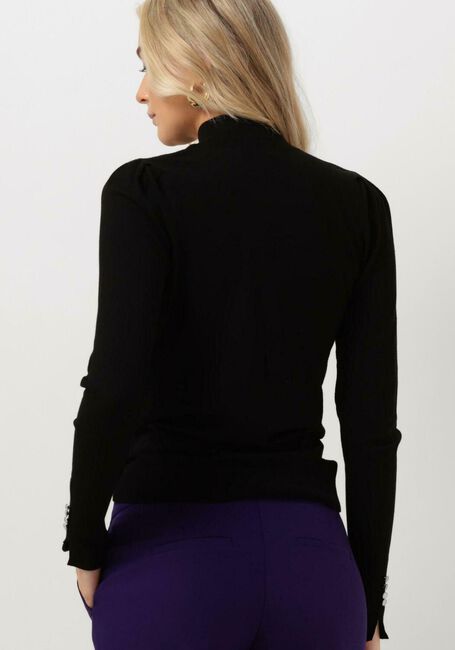JANSEN AMSTERDAM Col roulé FN187 FINE KNIT TURTLE NECK LONG SLEEVES en noir - large