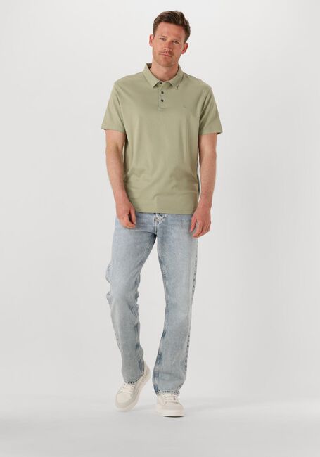 Groene CALVIN KLEIN Polo SS SUPIMA CHEST EMB - large