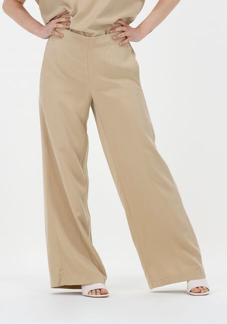 SUMMUM Pantalon large TROUSERS TENCEL en marron - large