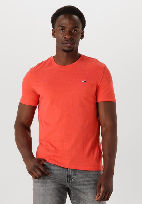 TOMMY JEANS T-shirt TJM XSLIM JASPE HTR TEE EXT Corail - large