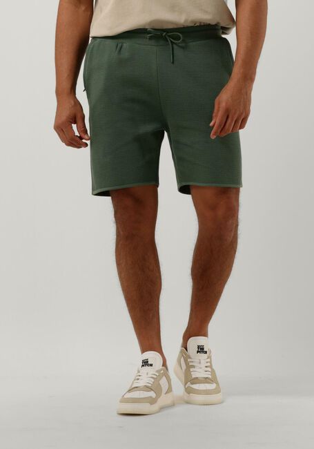 PUREWHITE Pantalon courte SHORTS WITH WAFFLE STRUCTURE en vert - large