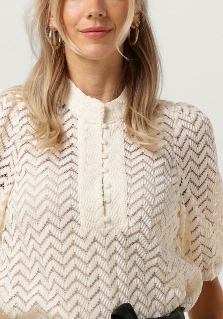 Creme MINUS  JEVA HALF SLEEVE BLOUSE - large
