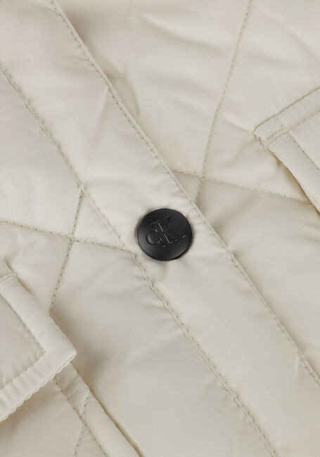 CALVIN KLEIN Jack QUILTED WIDE OVERSHIRT Blanc - large