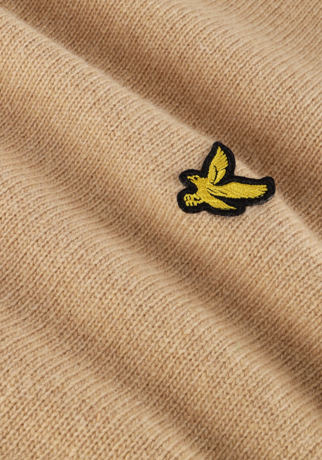 LYLE & SCOTT Pull CREW NECK LAMBSWOOL BLEND JUMPER en beige - large
