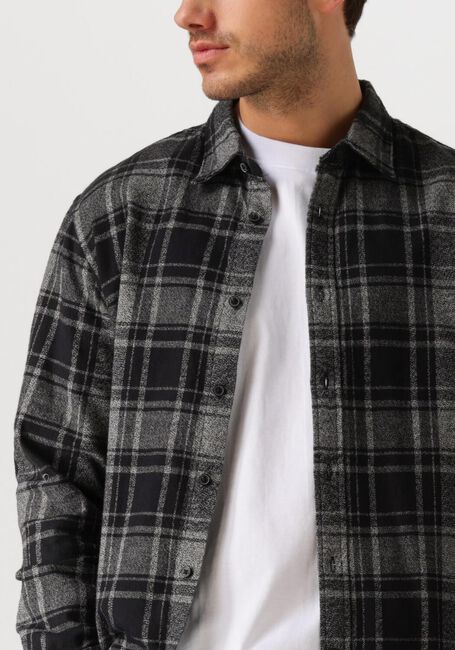 Zwarte SELECTED HOMME Casual overhemd SLHREG-OWEN FLANNEL MIX SHIRT - large
