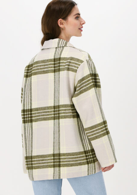 SELECTED WOMEN Jack NIKITA CHECK SHIRT JACKET en beige - large