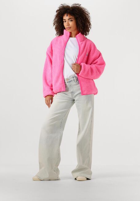 AMERICAN VINTAGE Manteau en fausse fourrure HOKTOWN WOMAN en rose - large