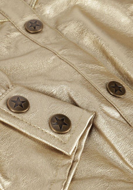 Gouden LIKE FLO Leren jas IMI LEATHER PUFFY JACKET Gouden LIKE FLO Leren jas IMI LEATHER PUFFY JACKET - large