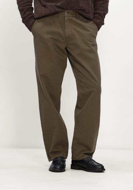 FOR&Eacute;T Chino CLAY TWILL PANTS en vert - large