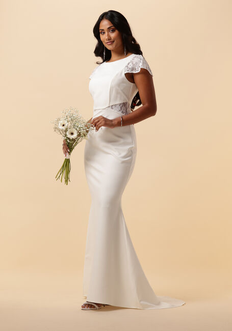 Y.A.S. YASCHRISTA CS MAXI TRAIN DRESS Mode mariage en blanc - large