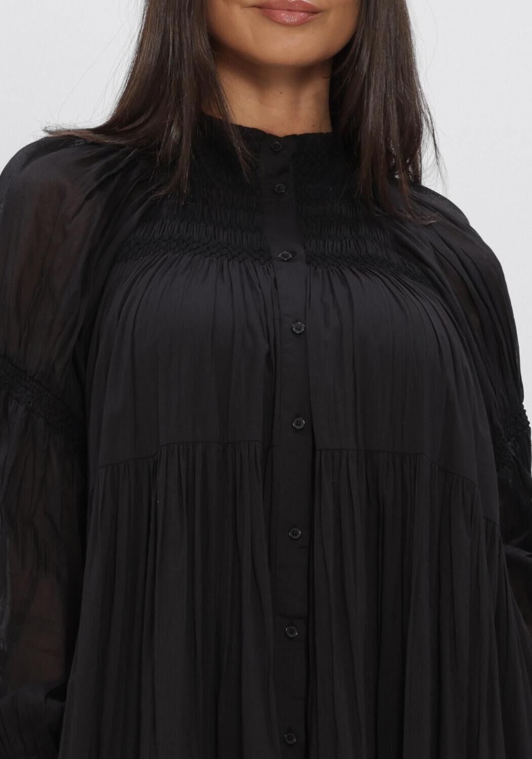 Zwarte MES DEMOISELLES Mini jurk LANGELIQUE - large