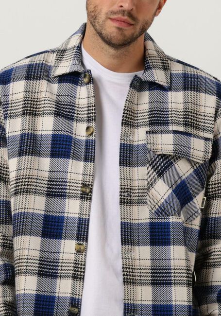 WOODBIRD Surchemise WBGLIXTO HECK SHIRT Bleu foncé - large
