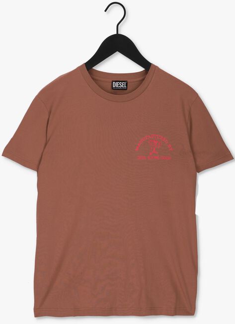 DIESEL T-shirt T-DIEGOR-C9 en marron - large