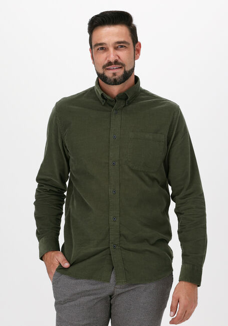 Groene SELECTED HOMME Casual overhemd SLHREGRICK-CORD SHIRT LS W - large