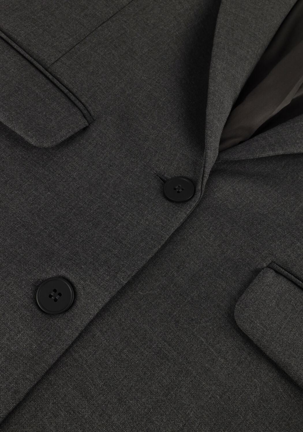 SELECTED WOMEN Blazer SLFRITA LS RELAXED BLAZER Gris fonc&eacute; - large