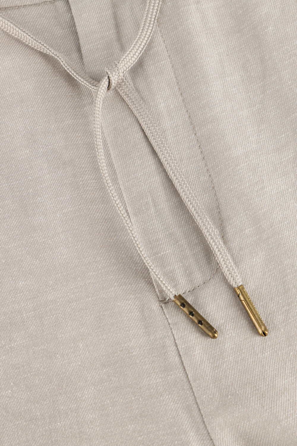 SCOTCH & SODA Pantalon courte FAVE COTTON/LINEN TWILL BERMUDA en beige - large