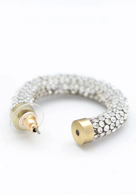 NOTRE-V Boucles d'oreilles EARRING STONES STRASS Doré - large