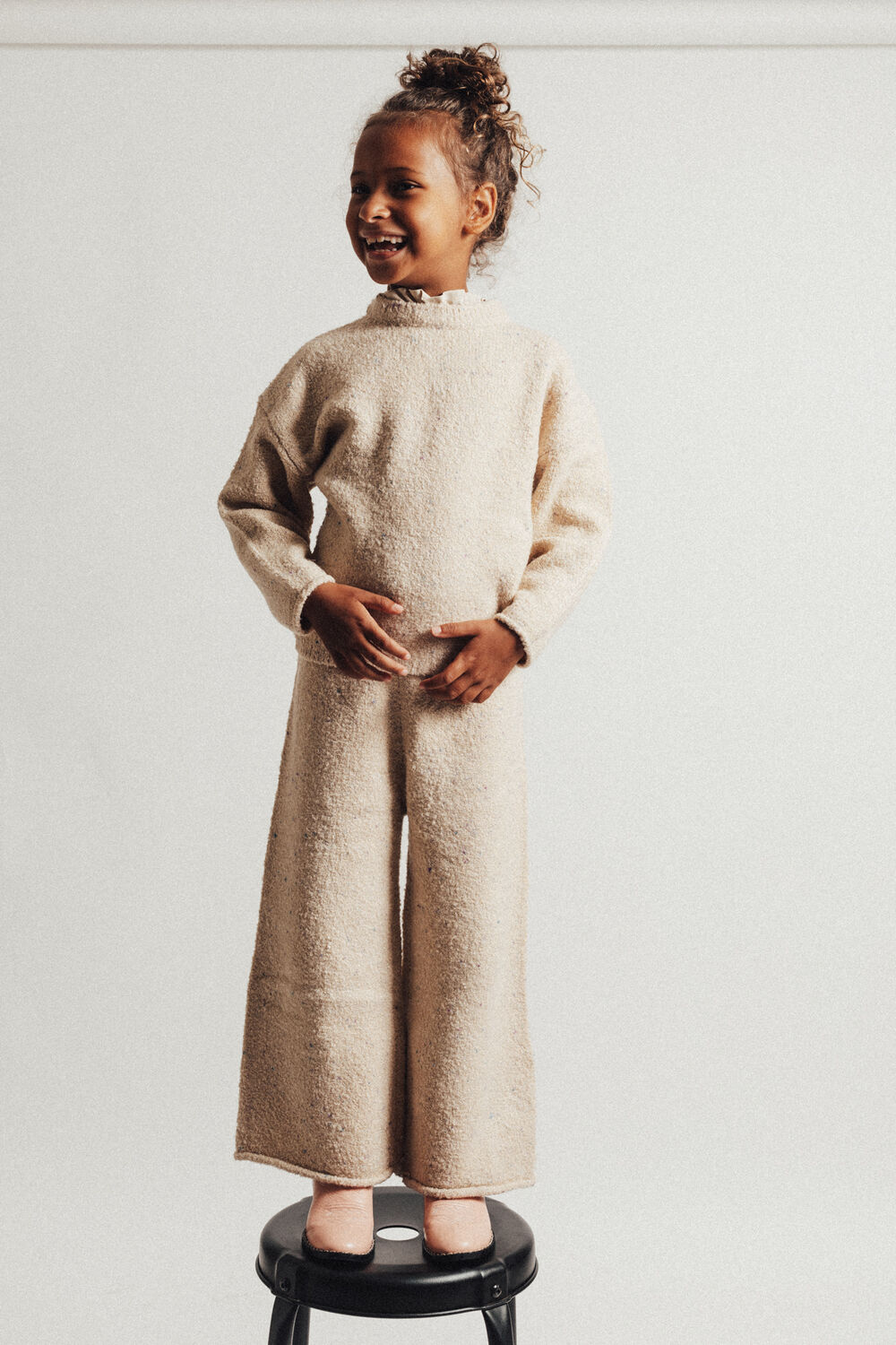 BAJE STUDIO Culottes VICTORIA Cr&egrave;me - large