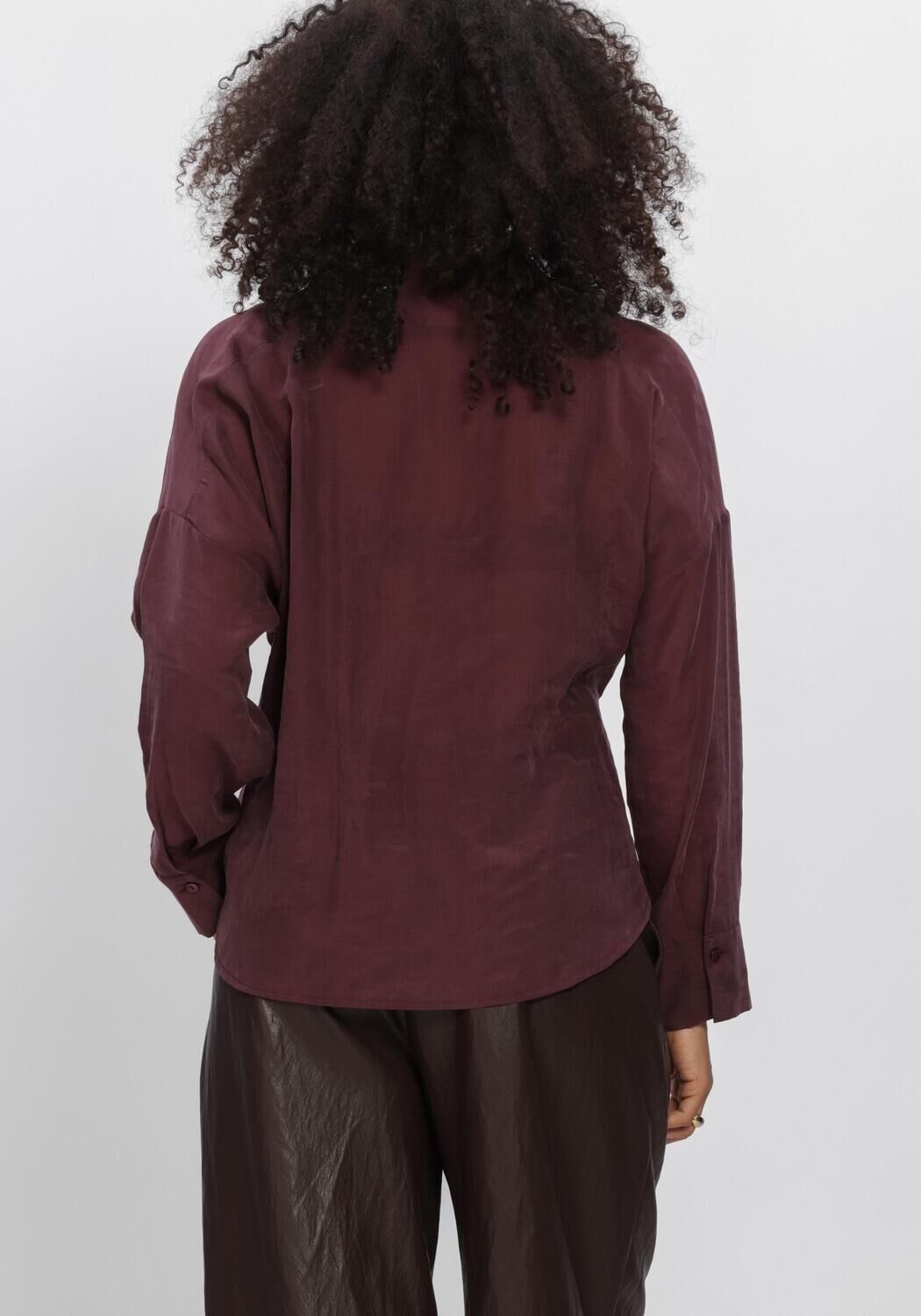Bordeaux SUMMUM  BLOUSE LYOCELL BLEND - large