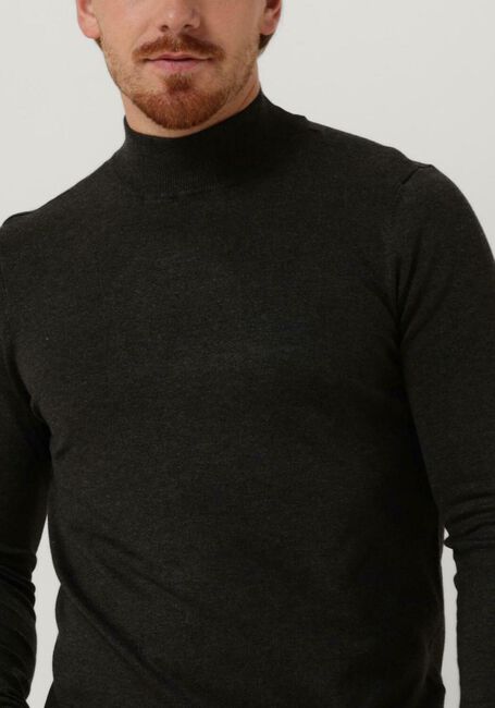 PUREWHITE Col roulé ESSENTIAL KNIT MOCKNECK LS Gris foncé - large