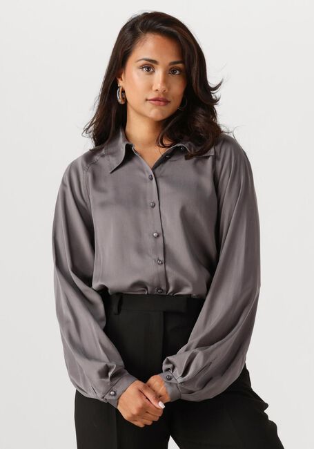 Grijze ANOTHER LABEL  ESILIA SHIRT L/S - large
