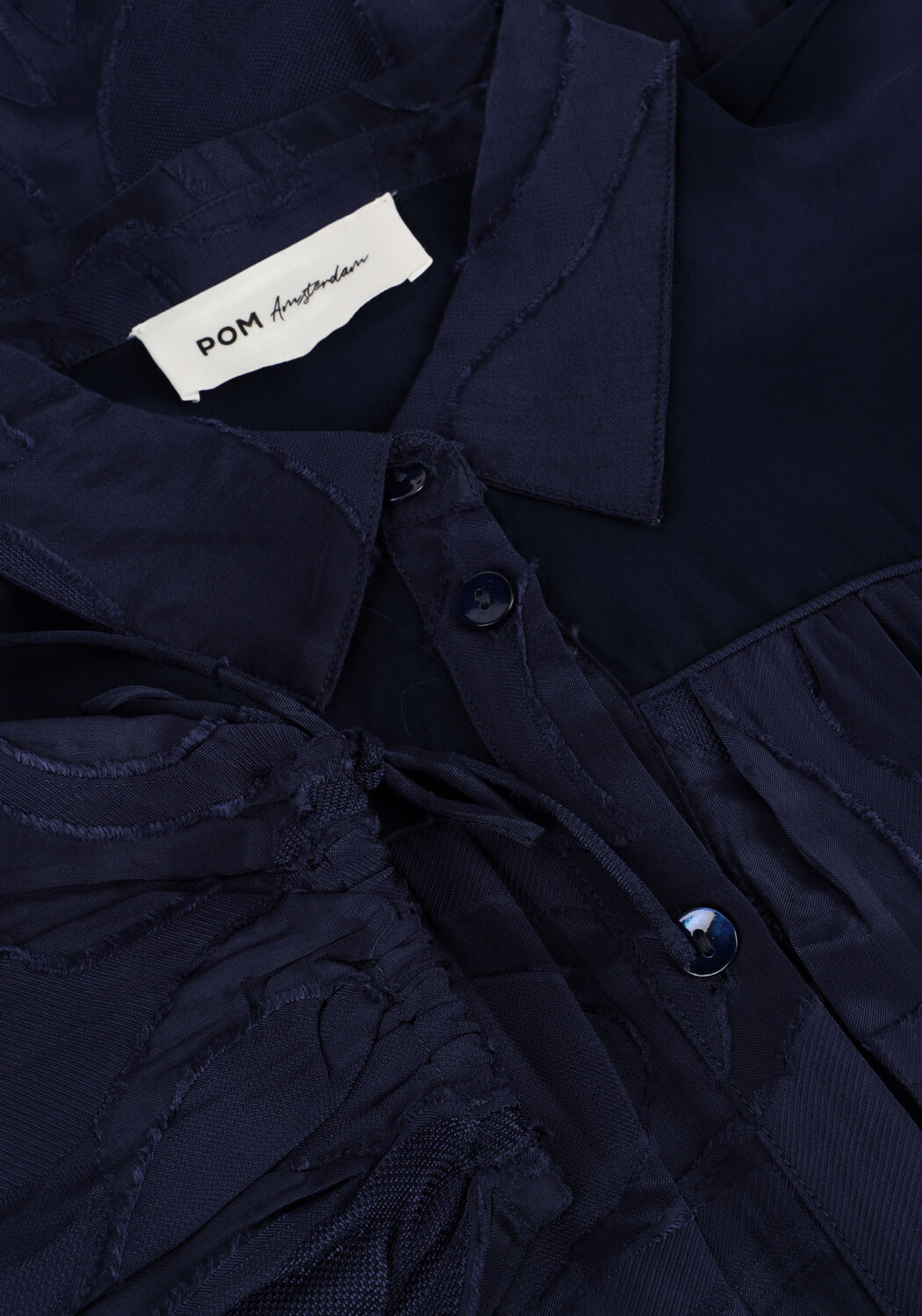 POM AMSTERDAM Mini robe JACQUARD MIDNIGHT BLUE en bleu - large