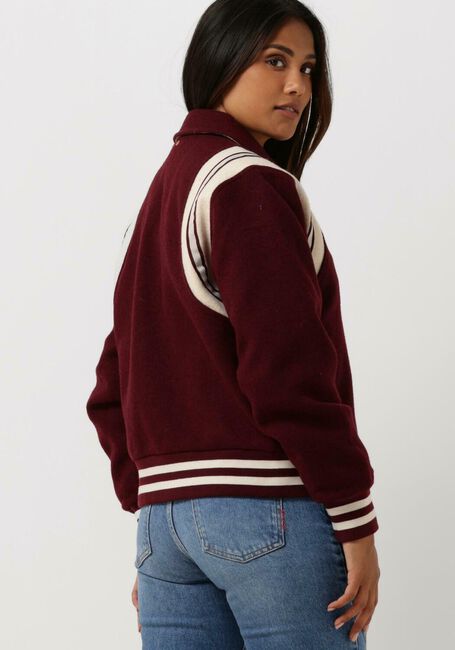 Bordeaux SCOTCH & SODA Jack VARSITY JACKET IN WOOL BLEND - large