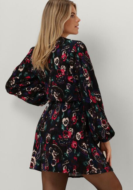 ALIX THE LABEL Mini robe PAISLEY FLOWER DRESS en noir - large