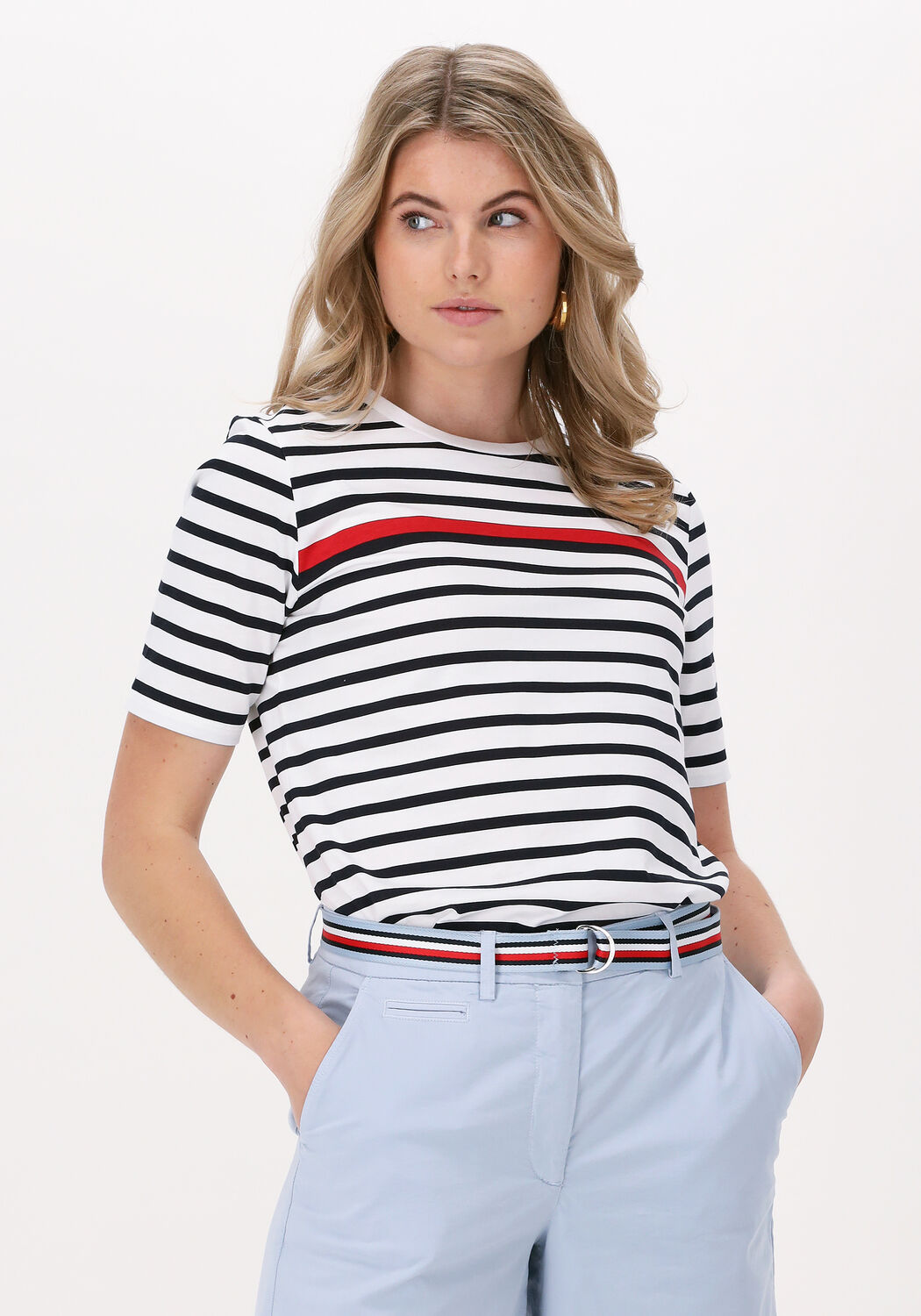 T shirt tommy discount rayé