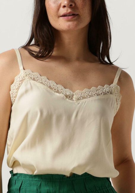 LOLLYS LAUNDRY Haut VIANELL TOP SL Écru - large