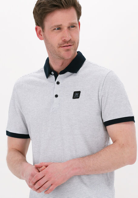 VANGUARD Polo SHORT SLEEVE POLO PIQUE STRIPE en blanc - large