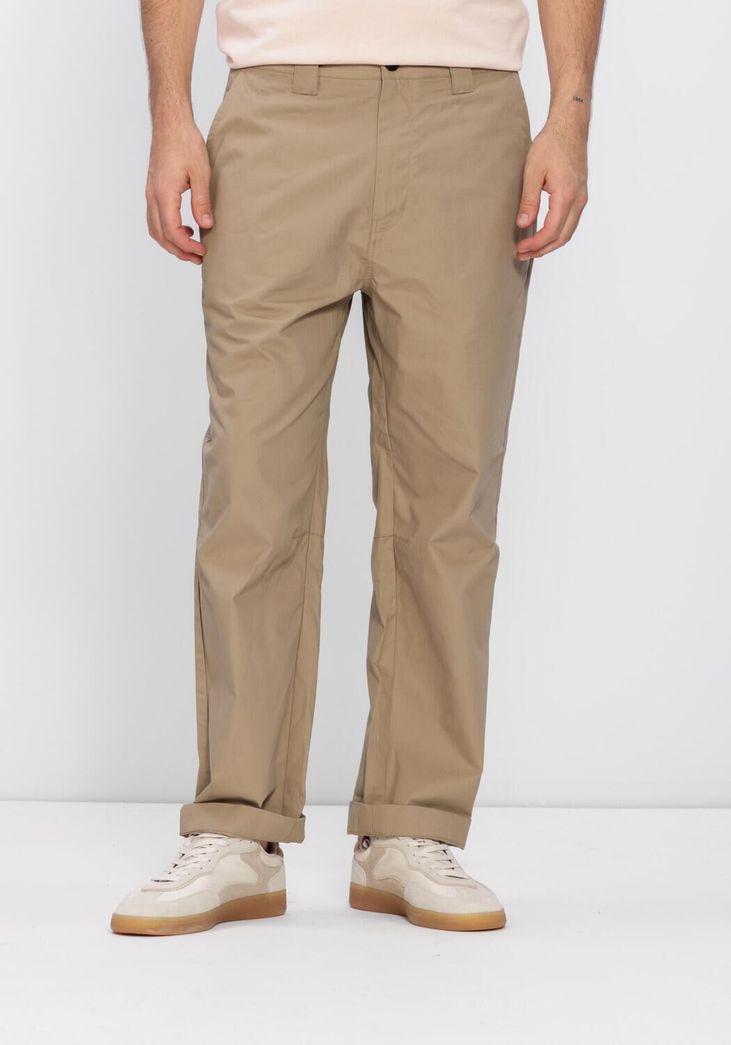 BUTCHER OF BLUE Pantalons longs DAN CHINO &Eacute;cru - large