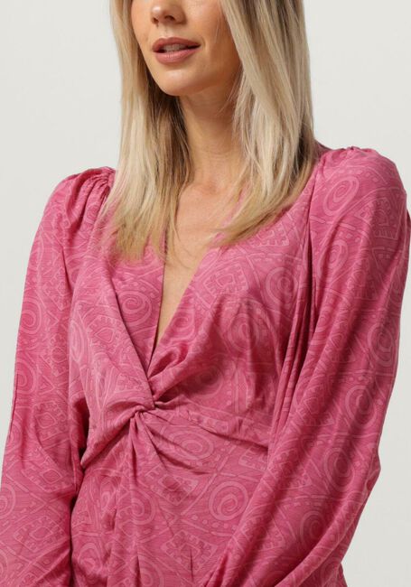 SISSEL EDELBO Robe midi CHERILYN DRESS en rose - large