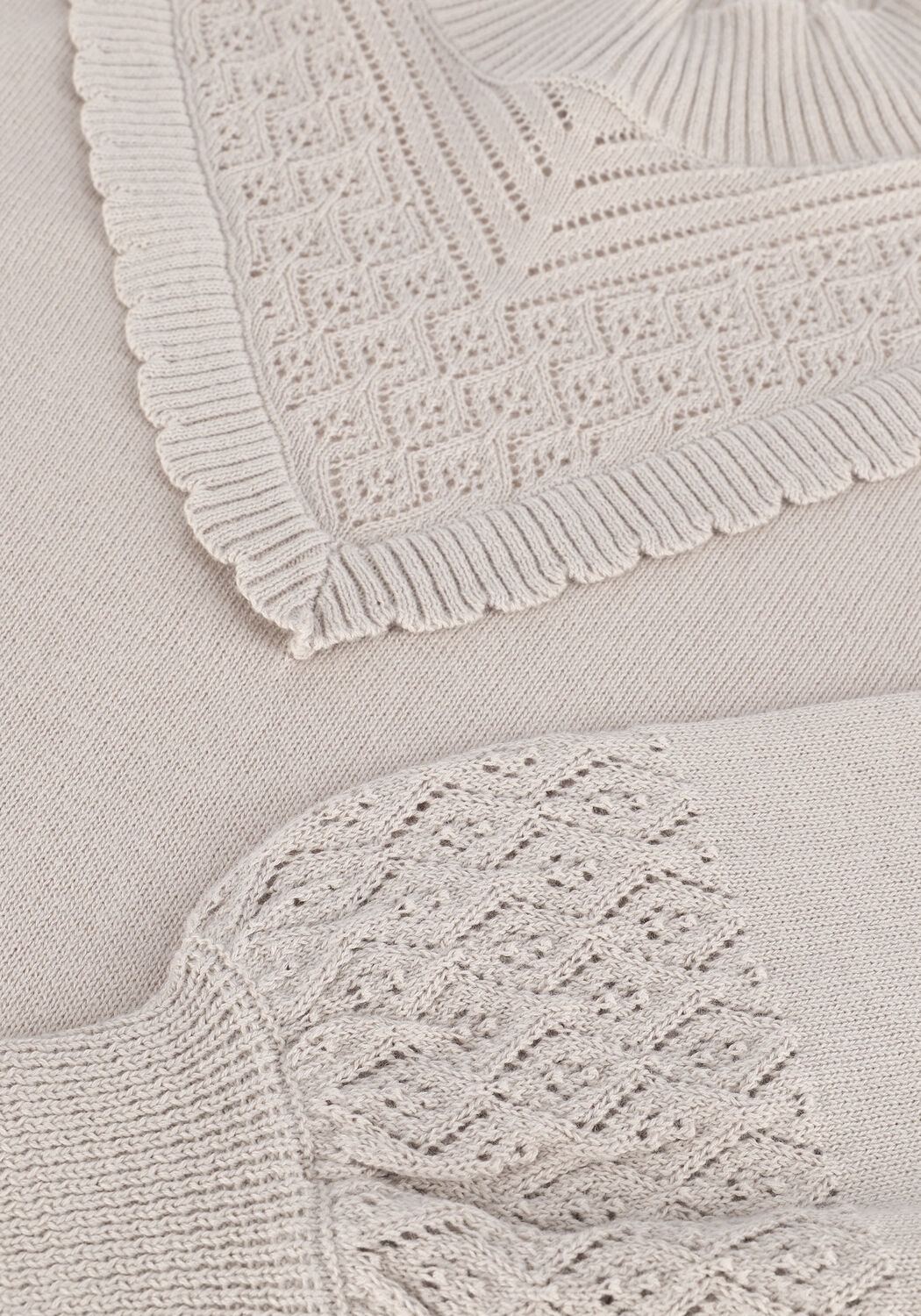 Grijze OBJECT Trui SHARON L/S KNIT PULLOVER - large