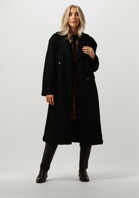 Zwarte Y.A.S. Mantel YASMILA LS WOOL MIX COAT S.NOOS - large
