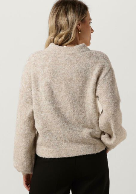 Beige NOTRE-V Trui NV-CLARICE BOUCLE KNIT BLOUSE - large